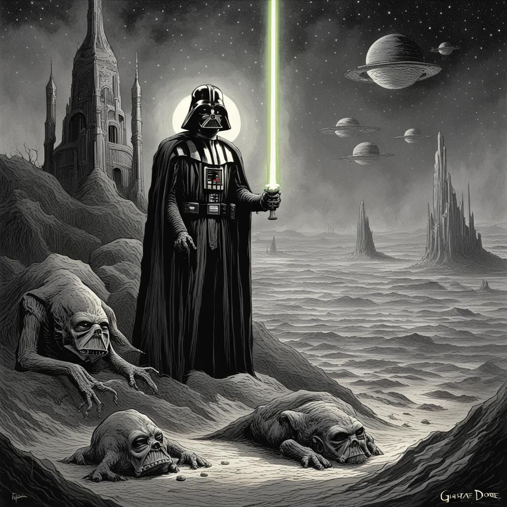 Star Wars Nightmare: Doré and Rutkowski Style