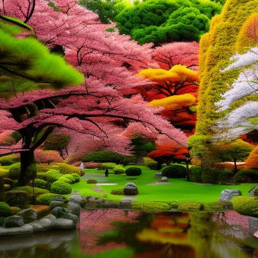 Four Seasons in Japan: A Botanical Fantasy