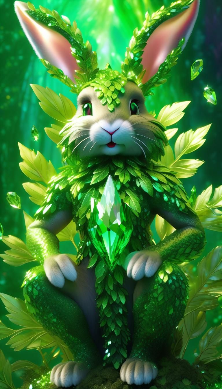Green bunny