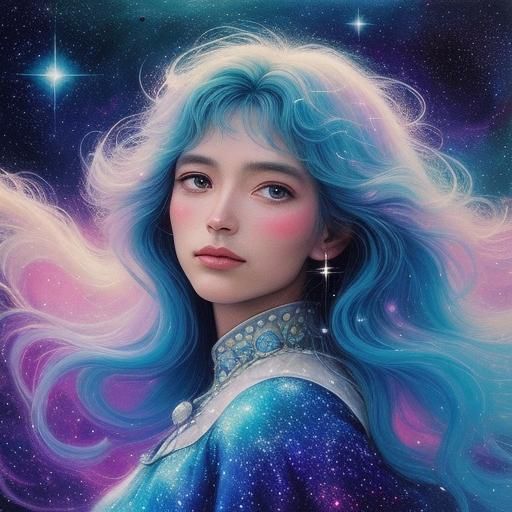 Celestial Being in Comic Art Style