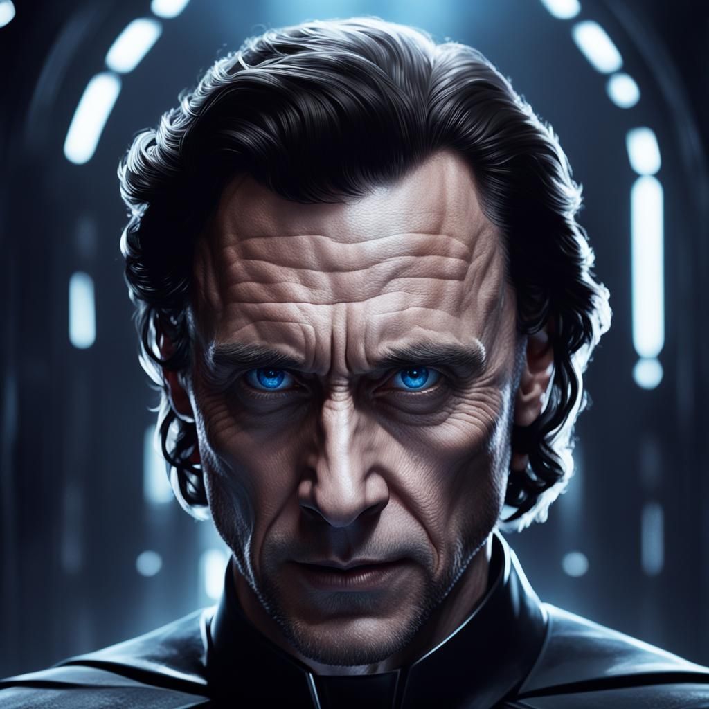 Darth Vader Unmasked: A Detailed Matte Painting