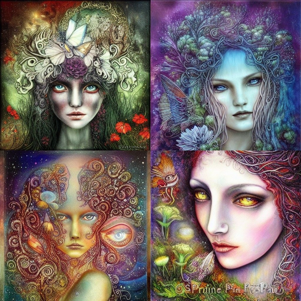 Expressive Portrait in Painterly Style