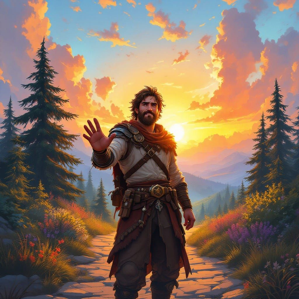 Paladin Bids Farewell in Sunset Paradise