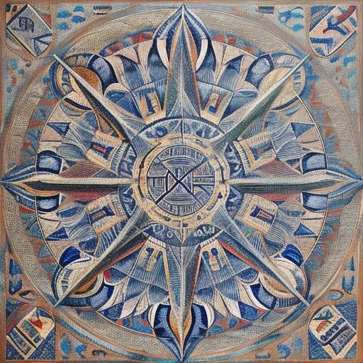 Baroque Calligraphy Meets Ancient Hieroglyphics