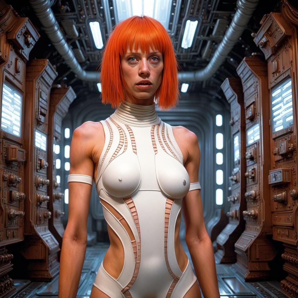 detailed Leeloo, The Fifth Element, Epic cinematic brilliant stunning intricate meticulously detailed dramatic atmosph...