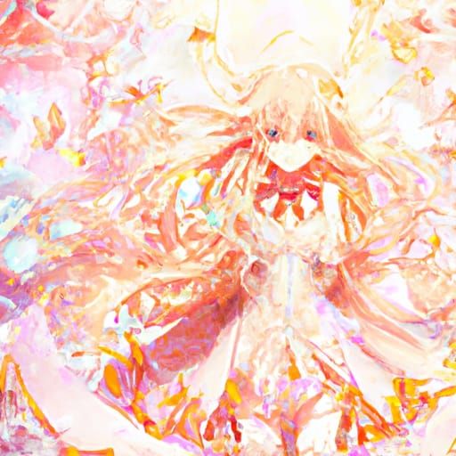 Dynamic Anime Key Visual in Manga Style