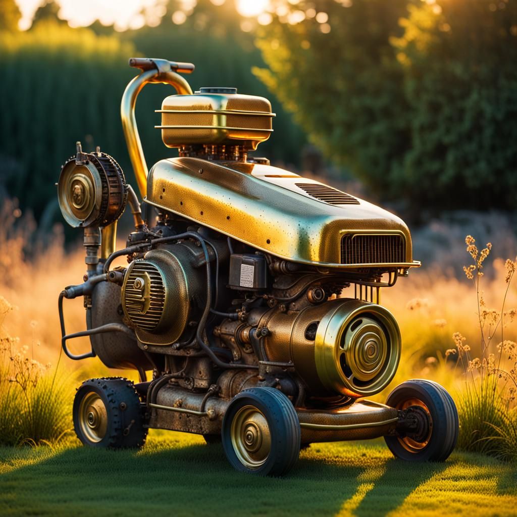 Surrealistic Biomechanical Engine Landscape