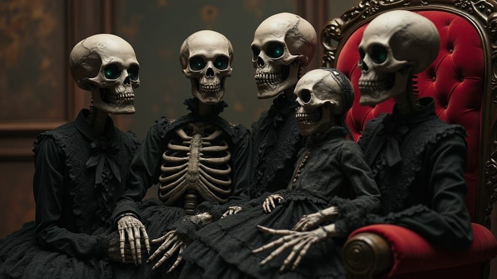 Gothic family portrait,