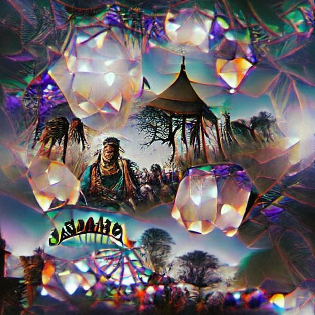 Mystical Shambala Landscape