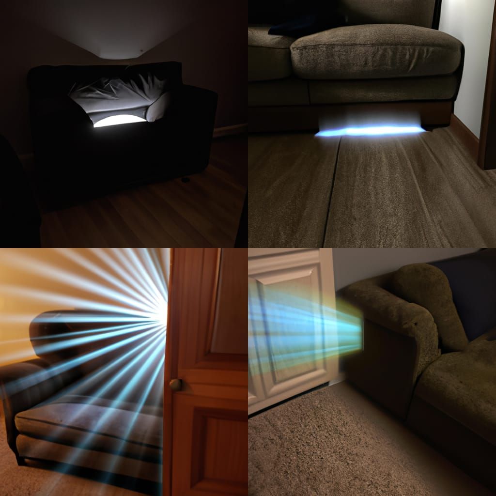 Surreal Portal Discovered Behind a Couch