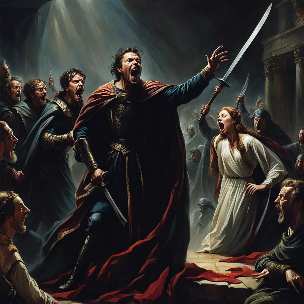 Macbeth's Horror: Banquo's Ghost Appears