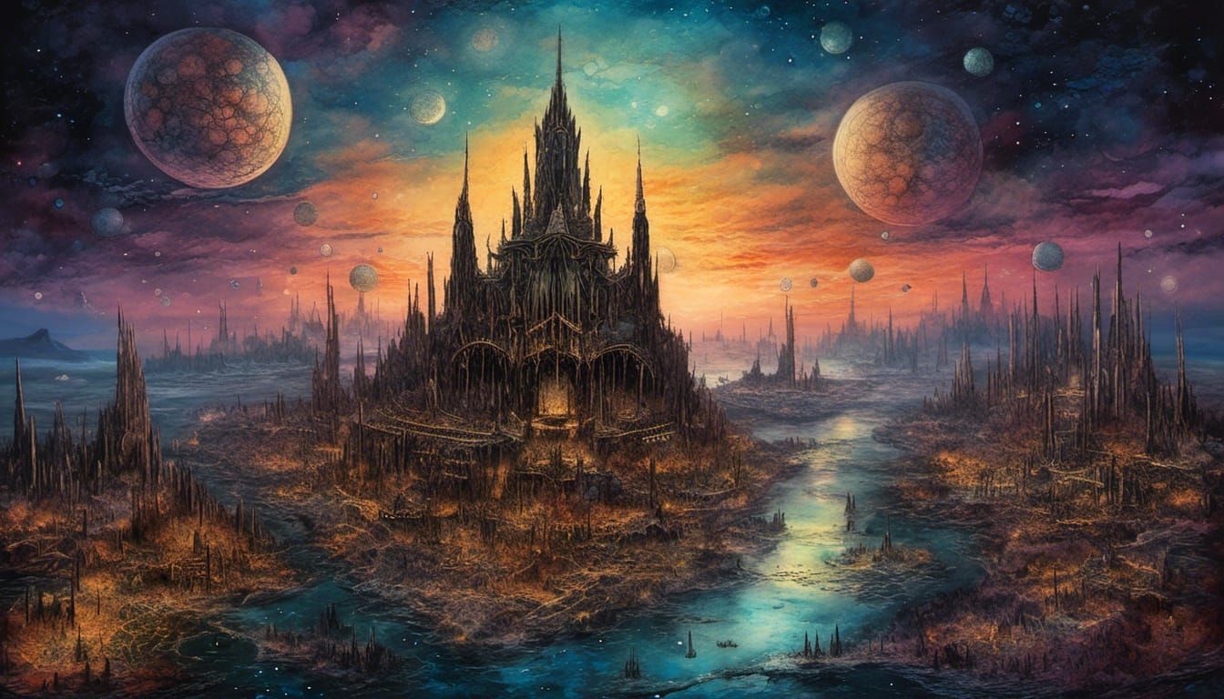 Anime Carcosa: Cursed City Under Twin Suns