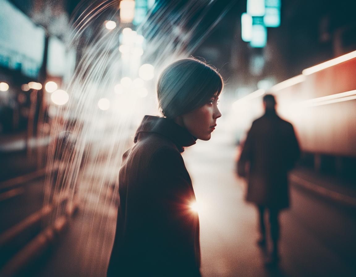 Atmospheric Street Photography with Double Exposure and Moti...
