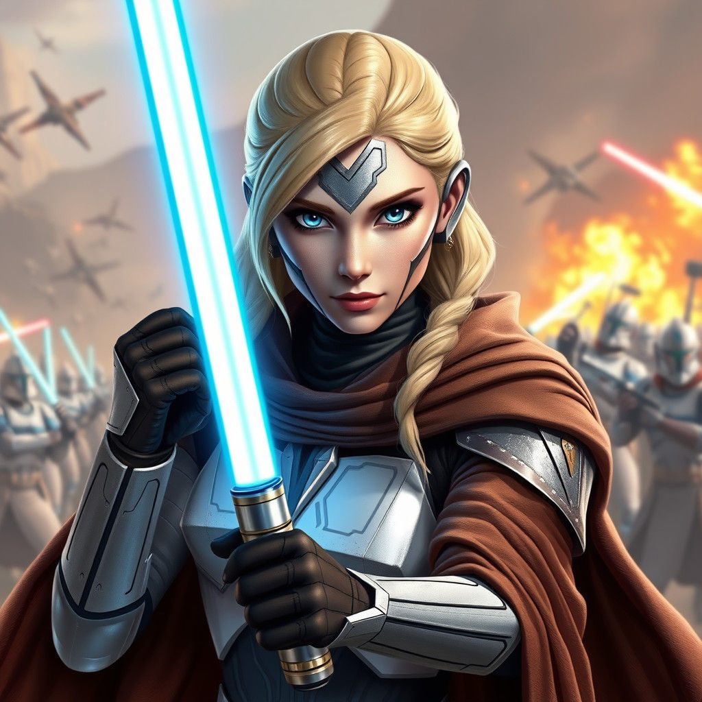 If Ahsoka Tano was a human Jedi?