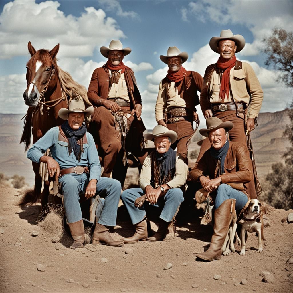 Iconic Cowboy in Classic Western Style