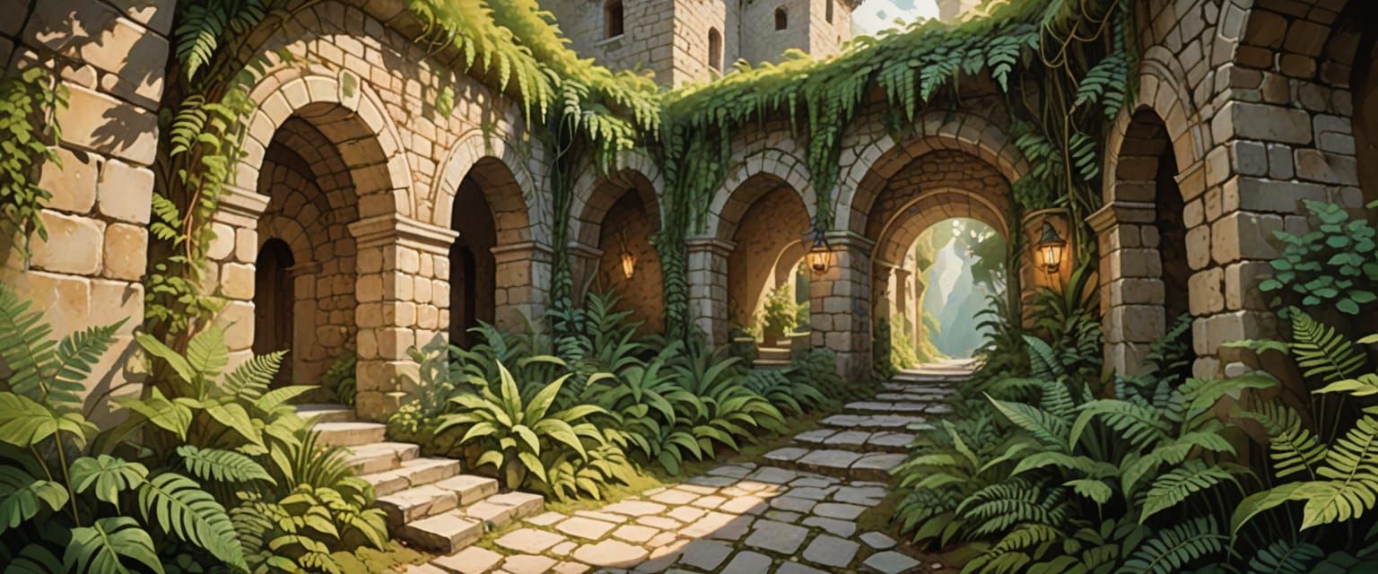 Whimsical Fantasy Faces in Comic Book Style