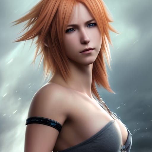 Stunning Redhead Portrait in Hyperdetailed Digital Art