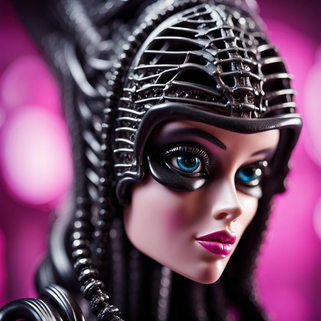 Barbie - H.R. Giger style (series)