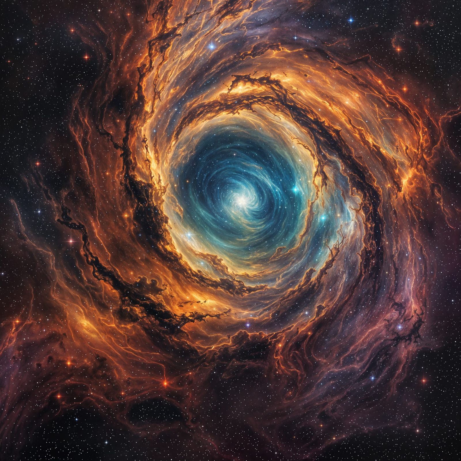 Cosmic Nebula Revealed in Photorealistic Glory