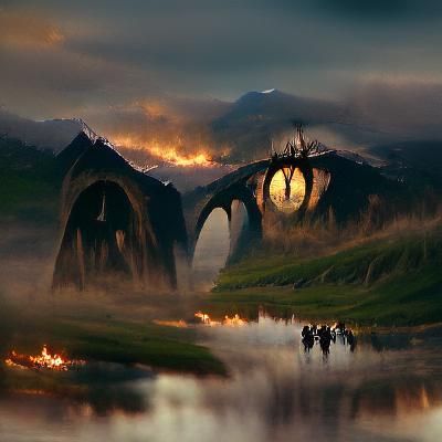 Sinister Lord of the Rings Artwork