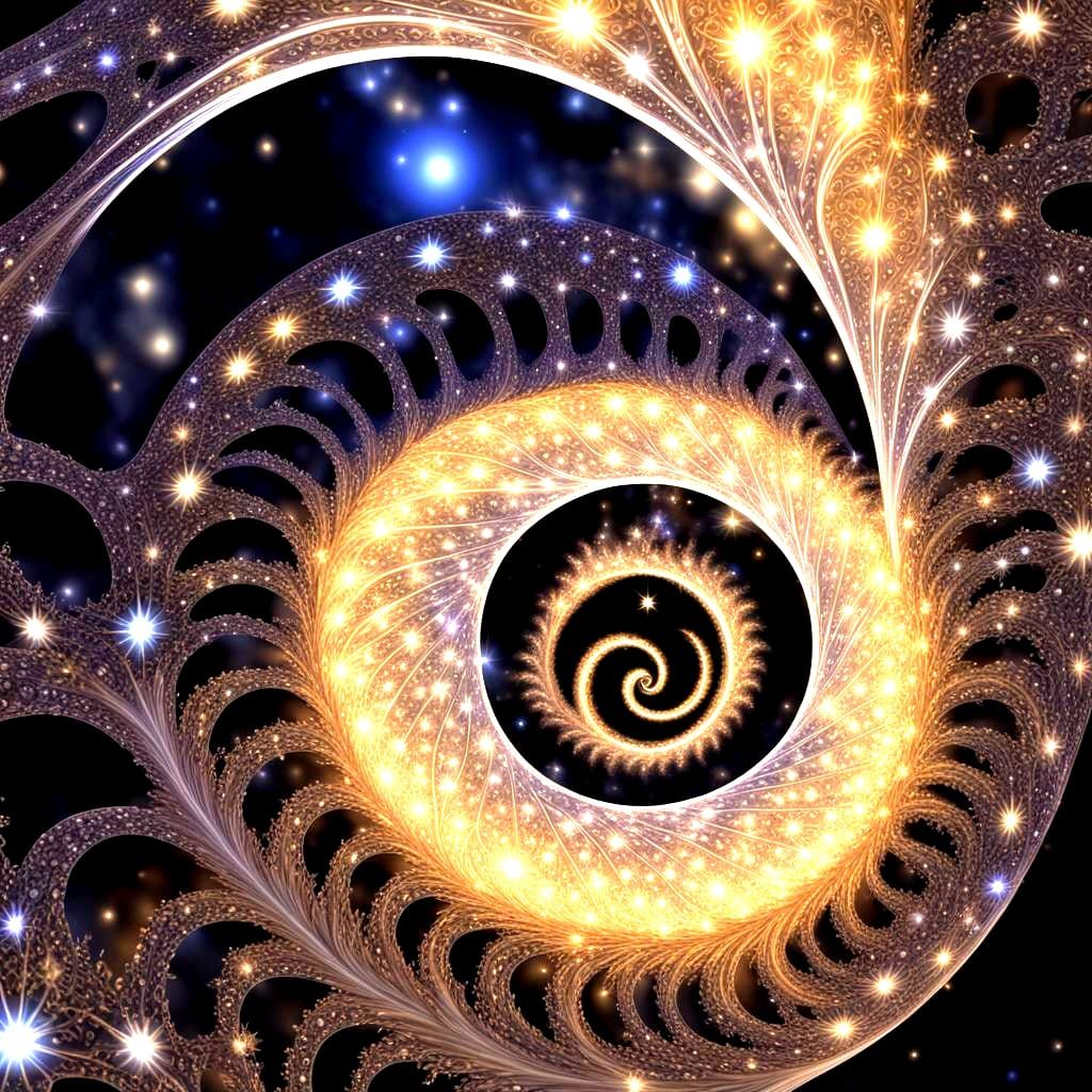 Fractal Infinity Spiral Promotes Serenity