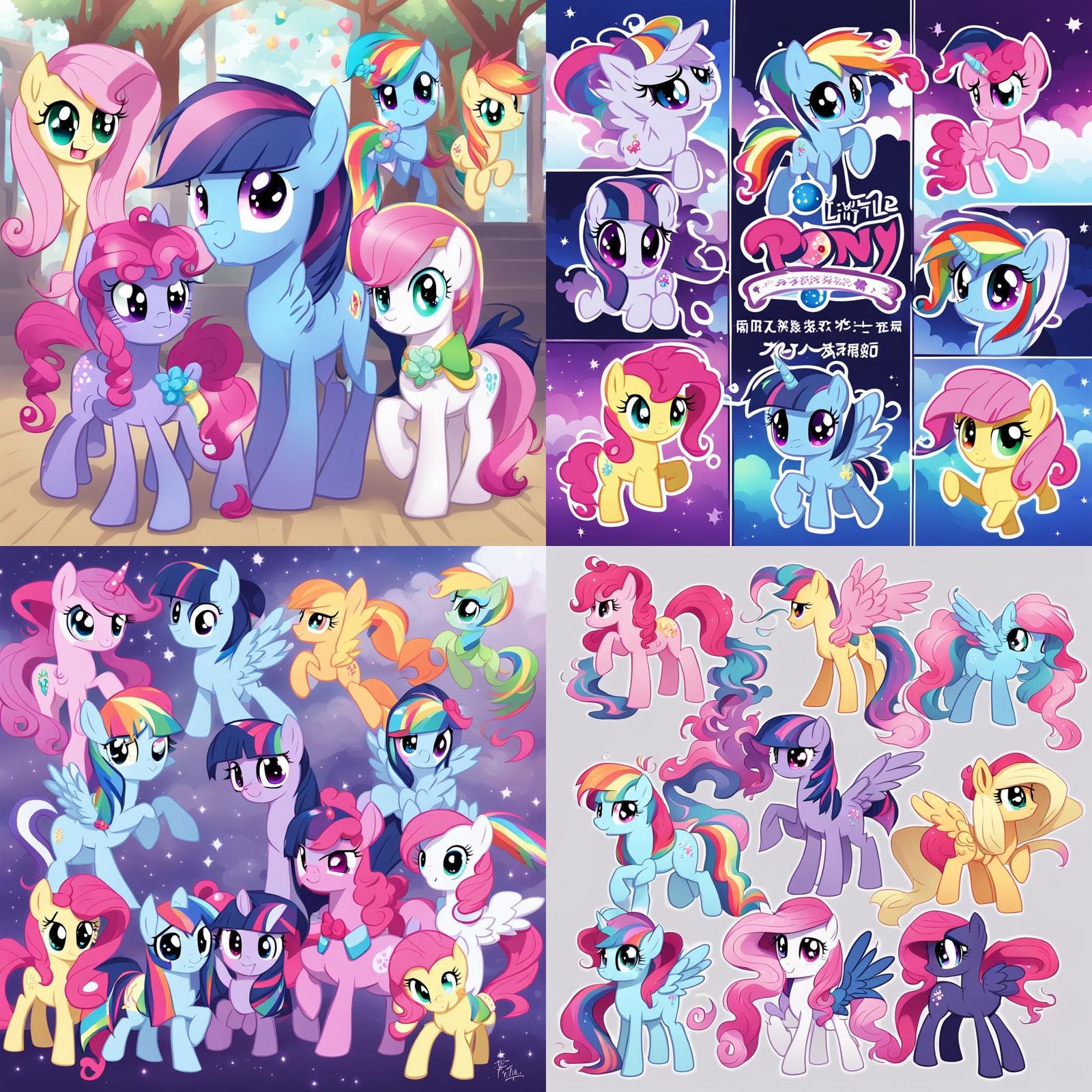 My Little Pony OC in Anime Style