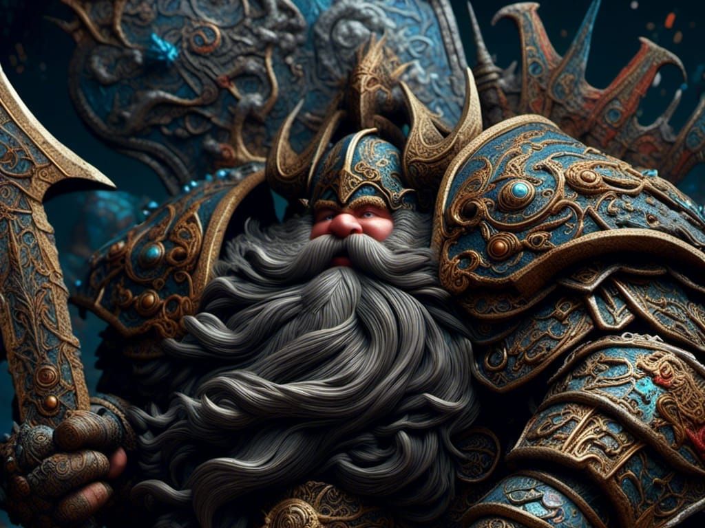 Hyperrealistic Dark Fantasy Concept Art in Bisley Style