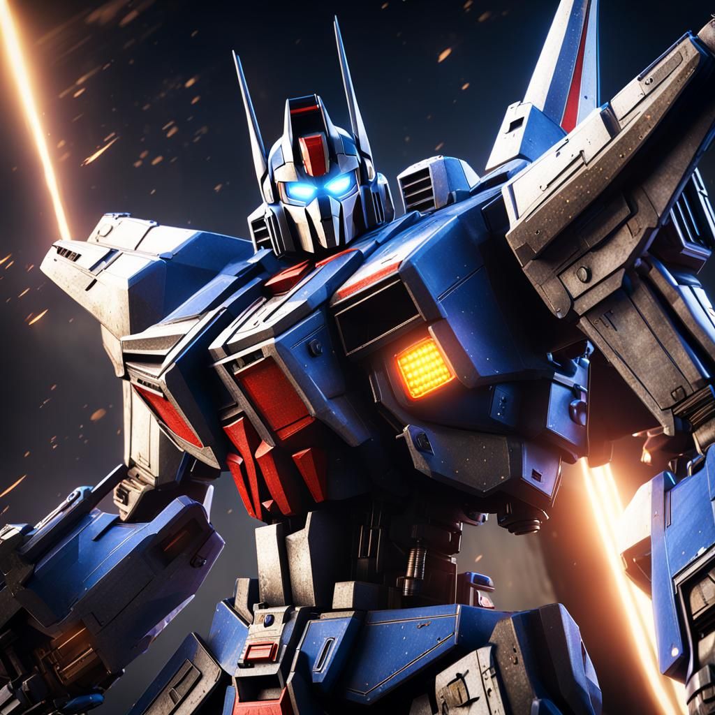 Starscream Render in 3D Game Cinematic Style