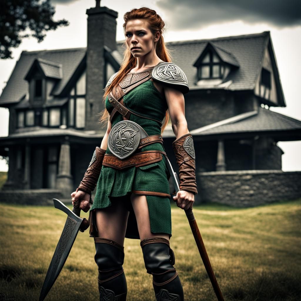 If a female Celtic warrior had a modern day house