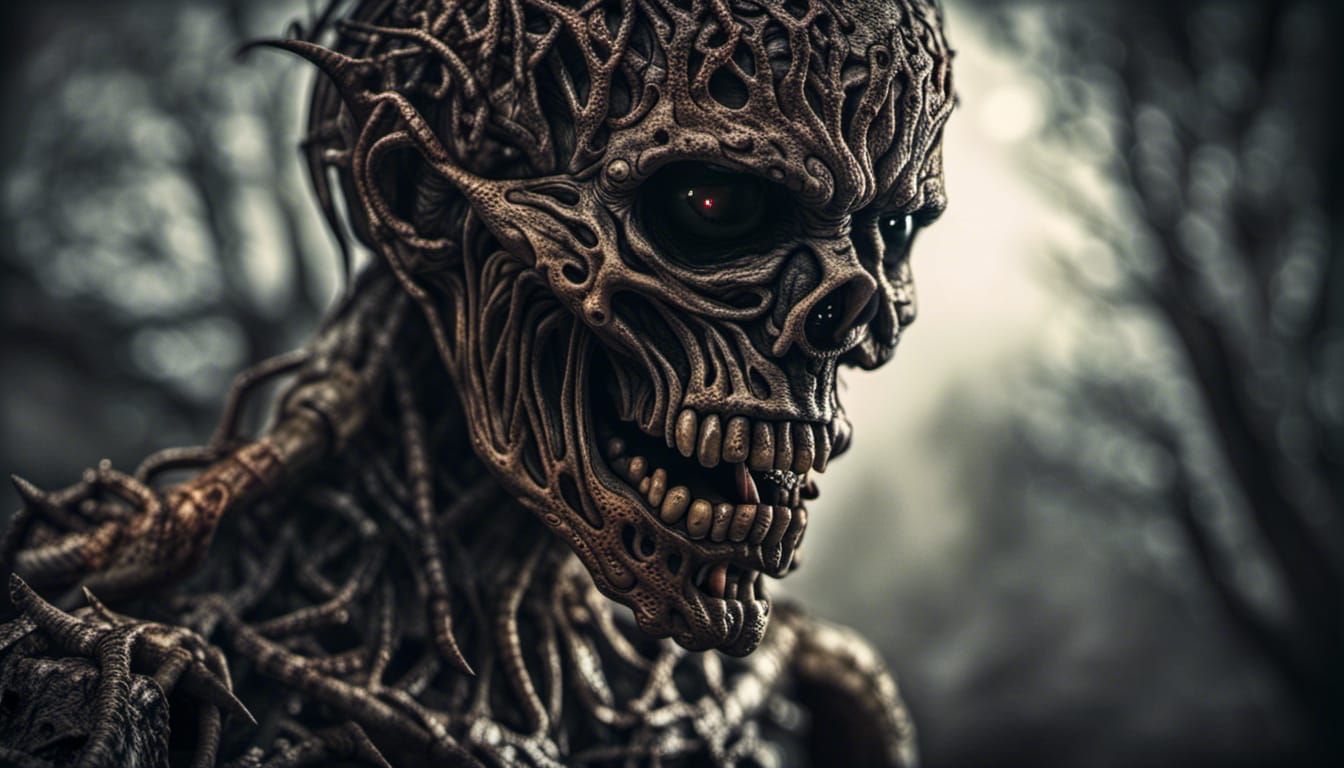 Scary Nightmare in Hyperrealistic Style