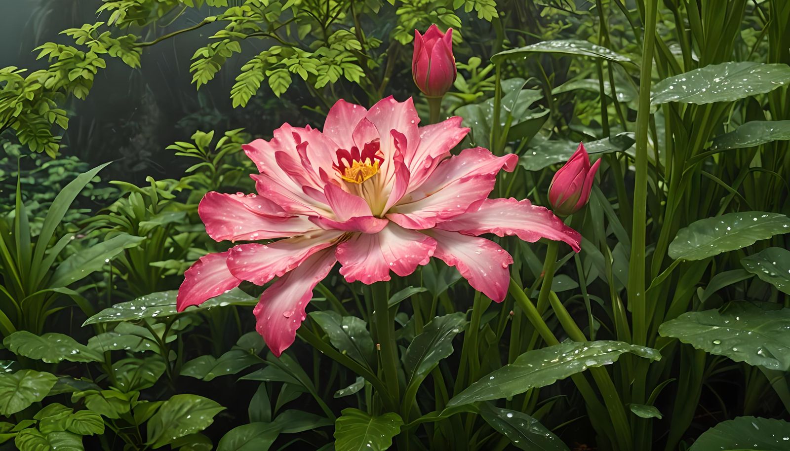 Serene Scene in Deep Color with Ambient Occlusion