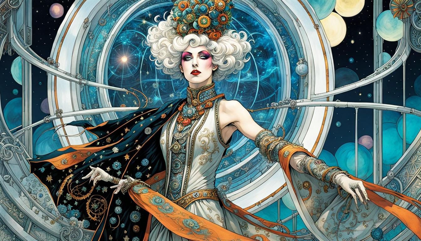 Rock n Roll Pierrot in a Glass Labyrinth