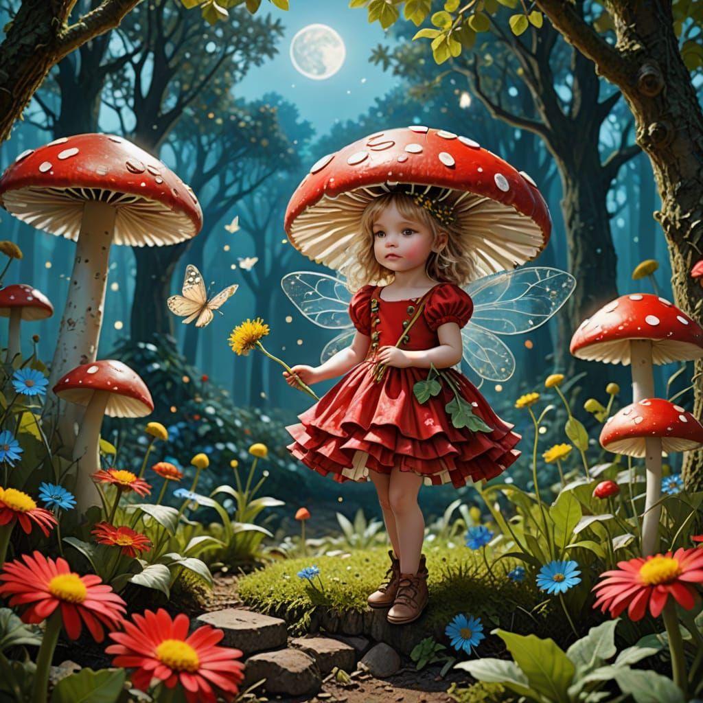Mushroom Fairy fantasy...