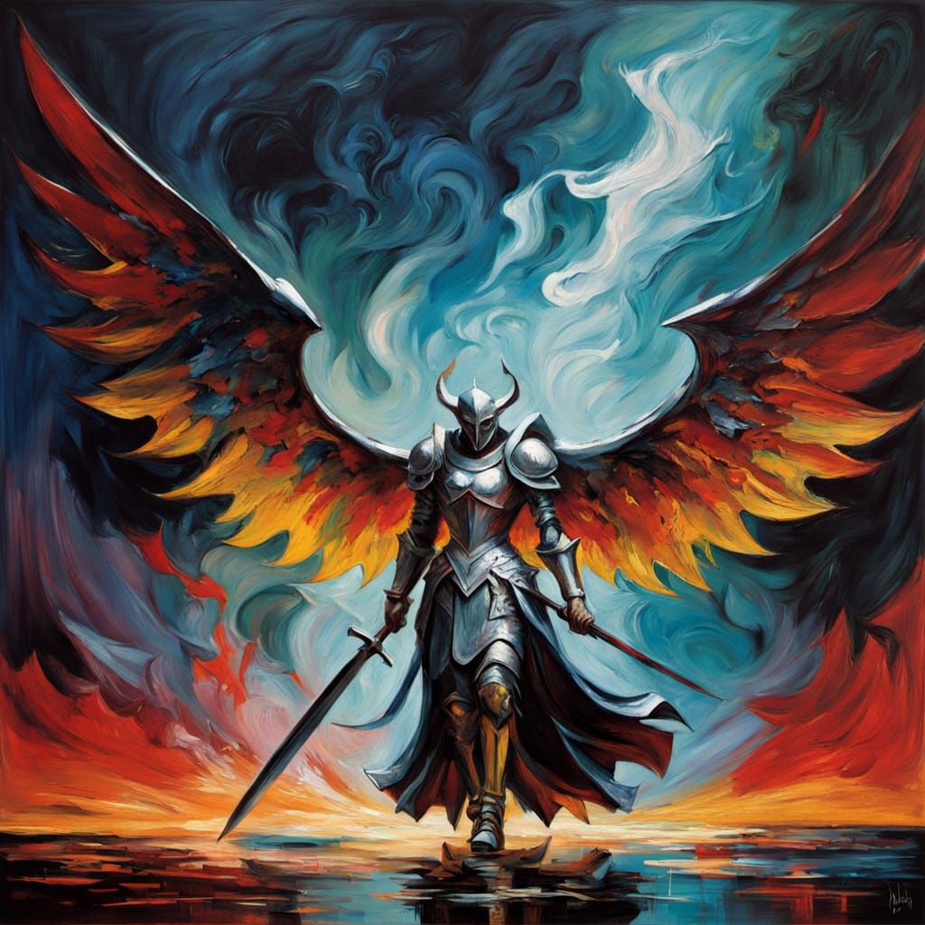 Angel Warrior Queen vs Devil Warrior King in Epic Battle