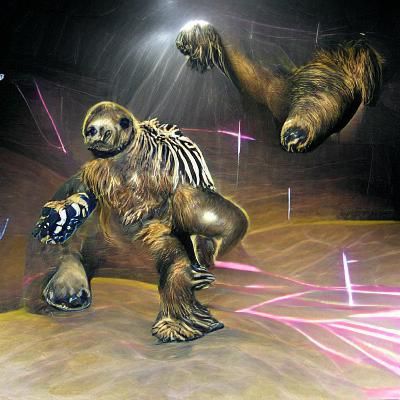 Giant Ground Sloth Illustration
