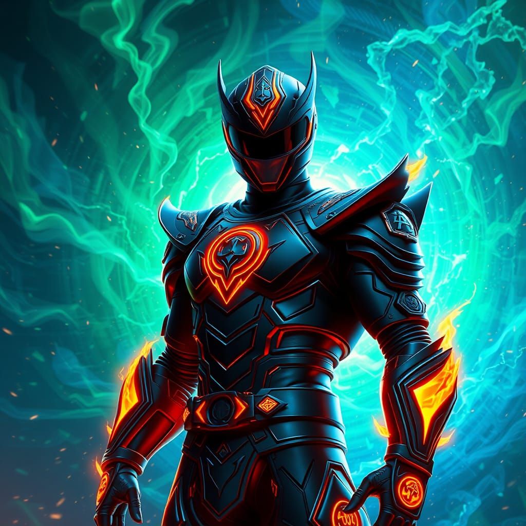Power Ranger Agni in Mystical Armor