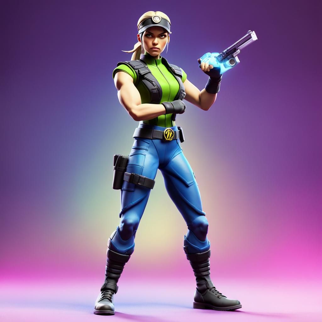 Mortal Kombat Action Figure Sonya Blade