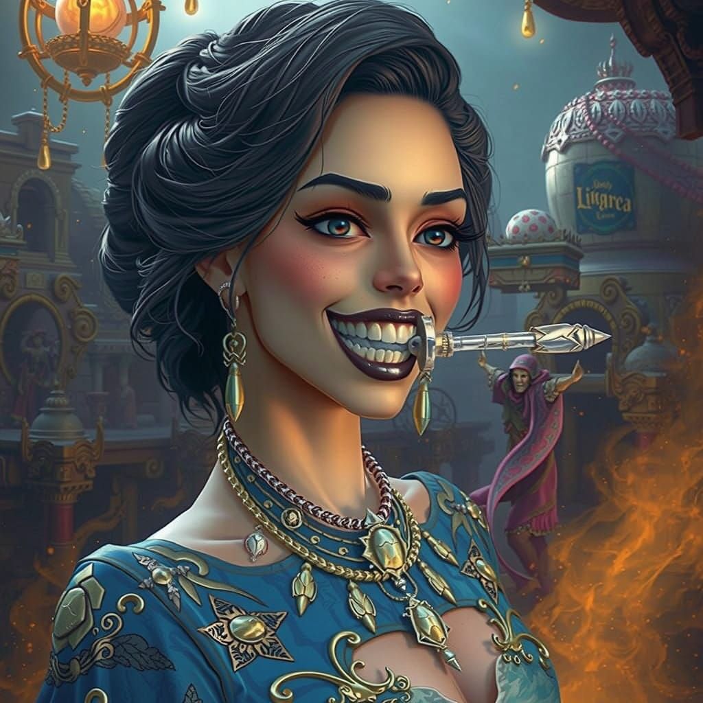 Mysterious Warrior Embarks on a Quest in a Realm of Ancient....