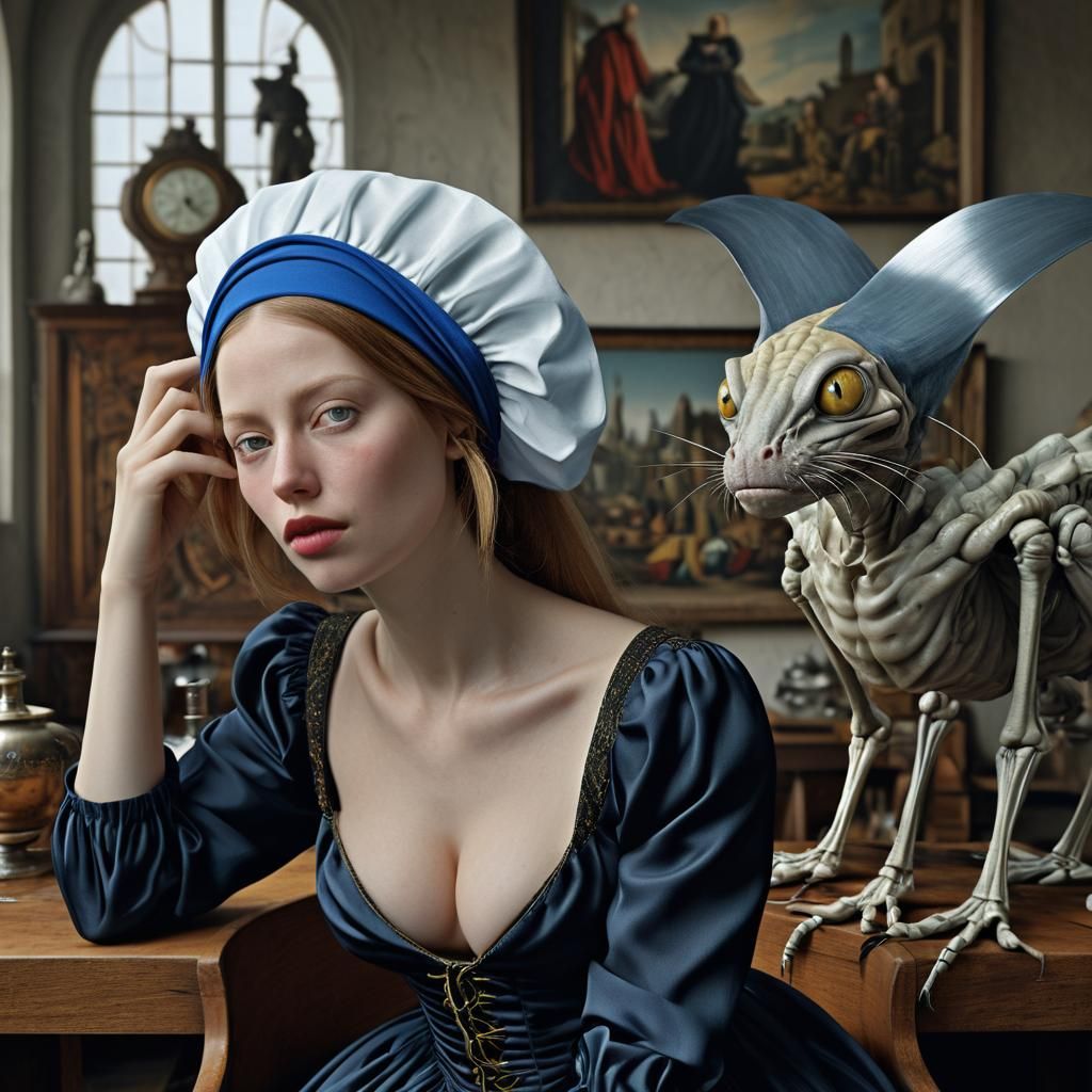 <<asked about the 'Cat'>> "He showed-up one day and wouldn't leave. I think he has a Plan" and she smiled...