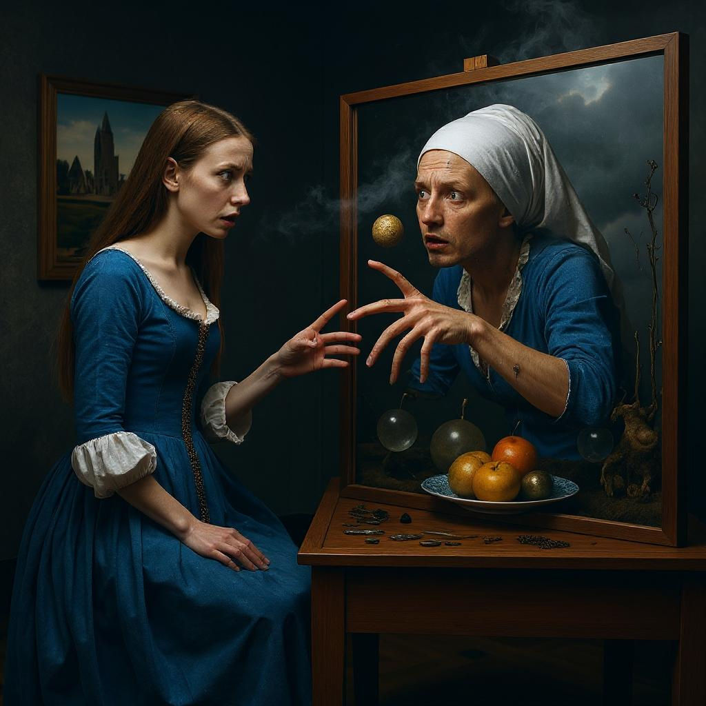 Her sense of reality and the order of things shattered, she raised her hand to grasp that of the woman emerging from the...