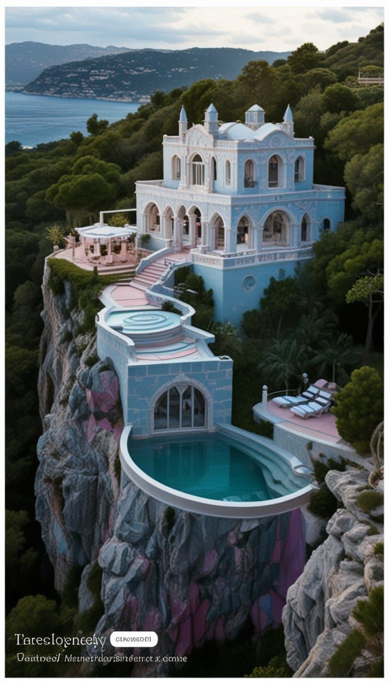 Ancient Elven Chateau Radiates Vibrant Energy in Monaco