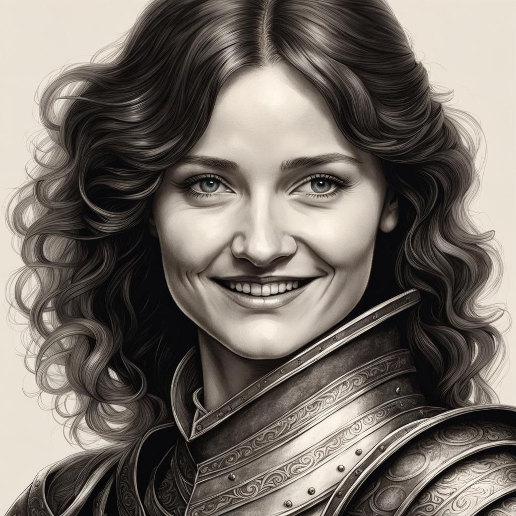 Renaissance Knight in Neoclassical Style