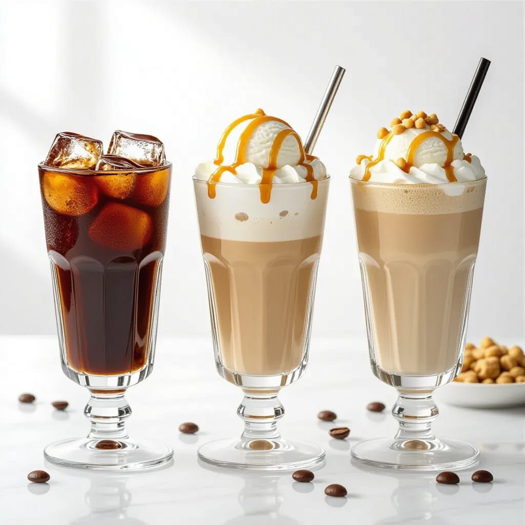 Minimalist Coffee Drinks Photography in Scandinavian Style