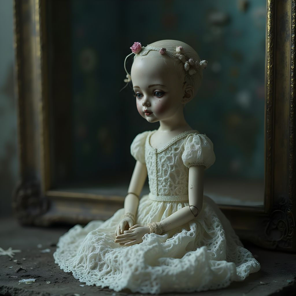 Porcelain Doll Depicting Borderline Personality Disorder