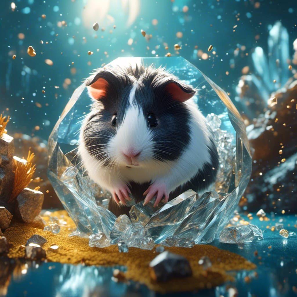 Guinea Pig and Messi in Crystal Ball