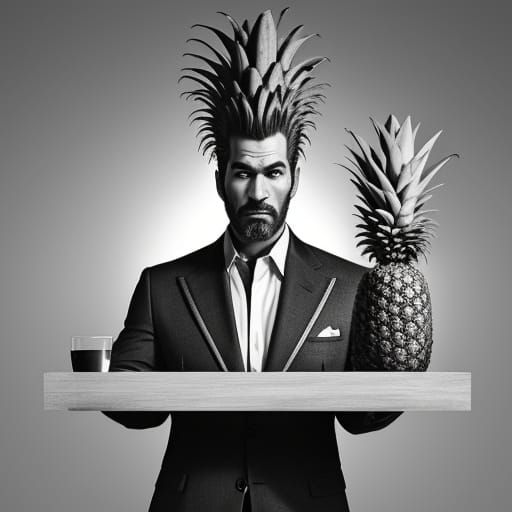 He is the very pineapple of politeness. surreal
