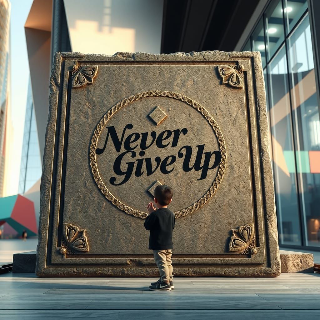 Never give up!