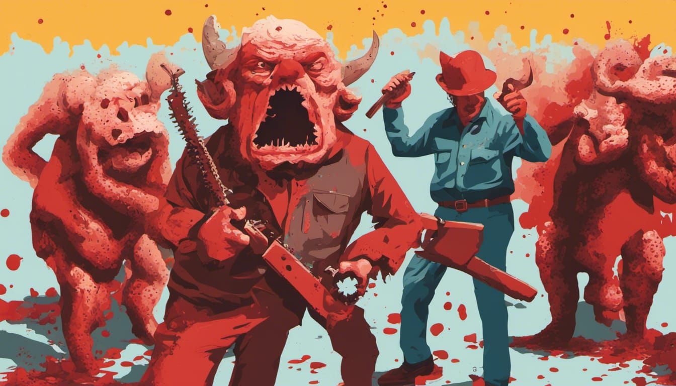 Chainsaw Hillbilly Monster Party