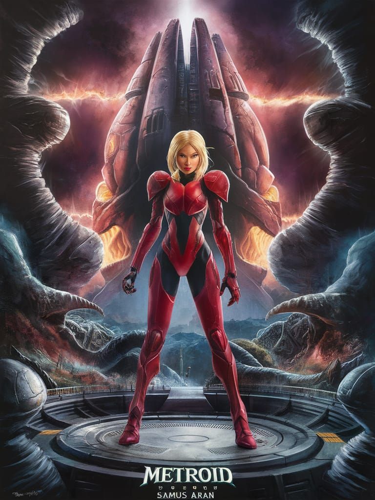 Metroid Origins: Samus Aran Movie Poster