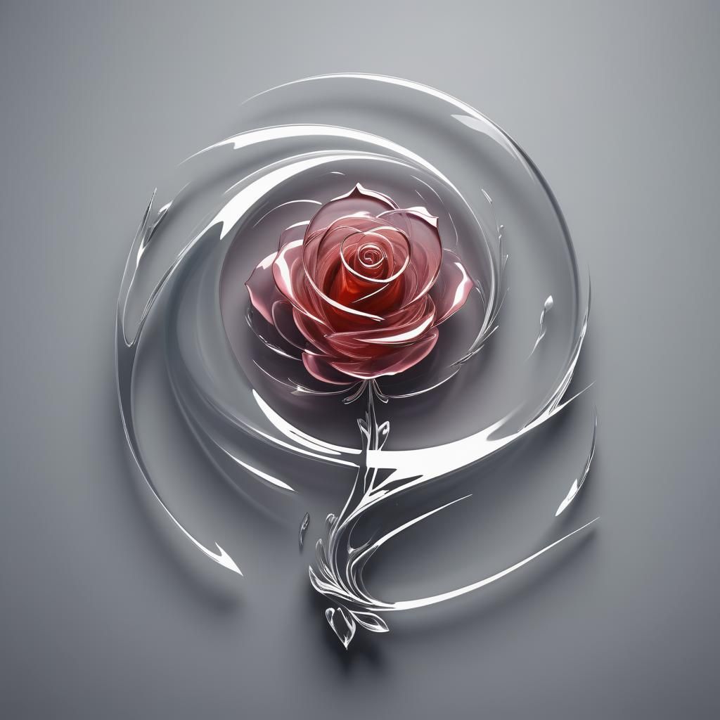 Abstract Rose Logo